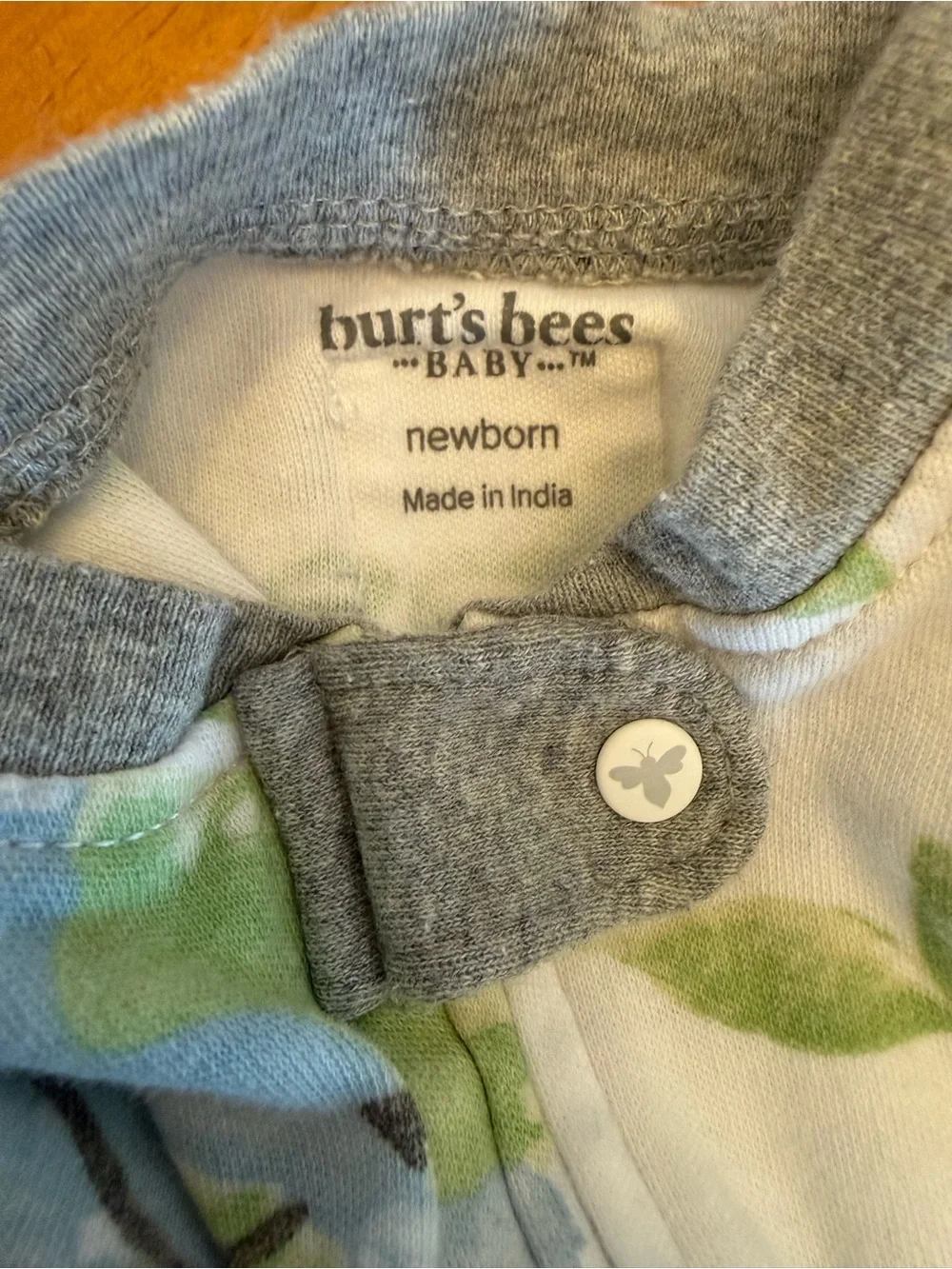 Burt's Bees Baby Newborn onesies bundle of 3